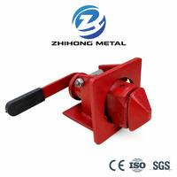 Dispositif de verrouillage à torsion Zhihong NS22 à bas prix, pièces de rechange en acier avec revêtement rouge et noir pour châssis de conteneur de remorque et semi-remorque
