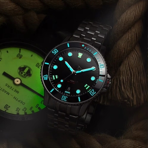 Lunette rotative unidirectionnelle 120 clic de luxe personnalisée OEM 40MM NH35A <span class=keywords><strong>Diver</strong></span> automatique en acier inoxydable 316L Montres pour hommes - Product Image 5