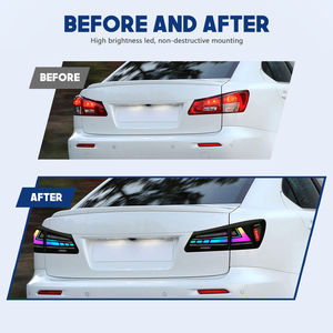 AURON Lexus IS 2006-2012 LED Retrofit Kit-Clear New <b>Plug</b> & Play 12V 36W 6000K 6000 lm Tail Lamp/turn Signals RGB <b>Light</b> New - Product Image 3