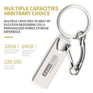 แฟลชไดรฟ์ USB ป้องกันการสูญหาย <span class=keywords><strong>ราคา</strong></span>ถูก พร้อมพวงกุญแจ ความจุ 2GB 32GB 64GB 128GB 2.0 3.0 มินิ บันทึกเสียงเพลงได้ - Product Image 3