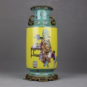 Jingdezhen antico palazzo decorazione vaso porcellana asta cinese classica ceramica vaso di fascia alta collezione di vasi - Product Image 1