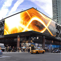 Film d'affichage LED en couleur Ultra-mince Transparent de forme ronde, écran Transparent de mur HD d'extérieur de magasin de bijoux de centre commercial