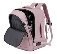 Mochila Ligera Unisex para Portátil, con Múltiples Compartimentos, Adaptable, para Viajes de Fin de Semana