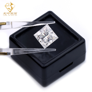 Diamant de laboratoire cultivé en laboratoire, taille princesse carrée, certifié IGI, 1CT 2CT 3CT 5CT, VVS VS, HPHT CVD, diamant de laboratoire en vrac - Product Image 1