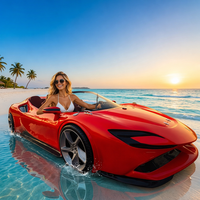 Vente directe usine : Jet ski, Jet boat, Jet car, Bateau flottant de luxe 5 places haute vitesse pour location commerciale