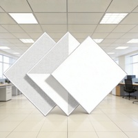 Panneau de plafond en aluminium intégré blanc mat, auto-adhésif, pour projets d'ingénierie médicale