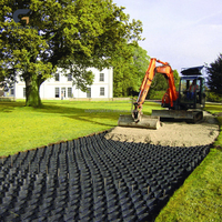 Система геосеток из HDPE для защиты склонов автомагистралей, берегов рек и предотвращения эрозии почвы