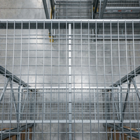 Composant de rayonnage en fil de zinc résistant à la corrosion pour la manutention des matériaux et les centres de distribution logistique