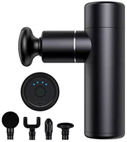 Pistolet de massage à percussion électronique avec 4 têtes à écran tactile Body Relax Setting Thera Gun