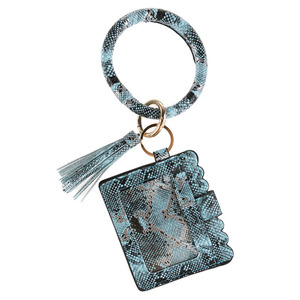 Vendita calda della fabbrica di cuoio portachiavi braccialetto del portafoglio bracciale da donna - Product Image 3