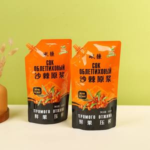 Chinese source factory Spout Pouch Secure Liquid <b>Bag</b> <b>for</b> Sauce Beer <b>Packaging</b> Durable Aluminum Foil Stand-up <b>Plastic</b> <b>Bags</b> - Product Image 1