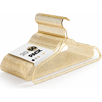Cintres transparents flexibles et durables AINARE, design fin et écologique, gain de place, pour magasins de vêtements, chemises, manteaux, vestes pour adultes