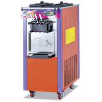 Machine à crème glacée compacte, dispositif commercial à prix bas