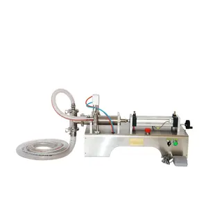 Máquina de llenado de líquidos G1WY de una cabeza, máquina de Llenado de líquidos semiautomática, máquina de llenado de agua