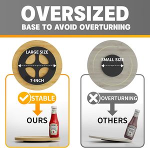 Customized Party <strong>Cake</strong> Candy Turntable Rotating Display Kitchen 360 Degree Rotating Lazy Susan Tray Organizer for Counter Storage - Product Image 3