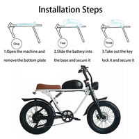 Batterie lithium haute capacité 48v 23Ah 27Ah 35Ah 1680Wh avec BMS, batterie de moto électrique pour moto tout-terrain électrique