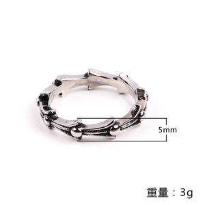 남자의 스테인레스 스틸 바이커 크로스 링 약혼 기념일 공장 직접 판매 패션 액세서리 빈티지 인장 반지 - Product Image 5