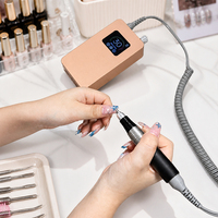 Machine à ongles portable 30000 tr/min, lime à ongles électrique avec écran LCD, polisseuse à ongles pour manucure et pédicure