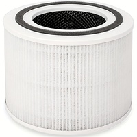 Filtre HEPA de remplacement pour purificateur d'air compatible avec Levoit Core 300 Core 300S, filtre à charbon actif
