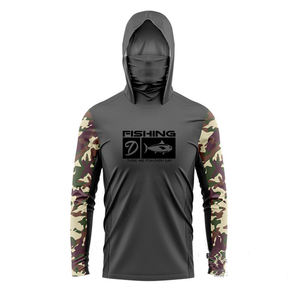 Logotipo personalizado sublimación playa hombres pesca pantalones cortos al aire libre camisetas al por mayor personalizado Jersey pesca Simpel sudaderas con capucha - Product Image 5