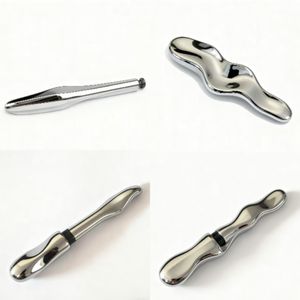 Nouveautés 2025 Masseur facial et oculaire en acier inoxydable Appareil de beauté avec usinage CNC Gua Sha - Product Image 2