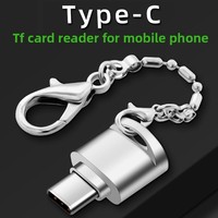 Adaptador USB 3,1 tipo C OTG, suministro transfronterizo, lector de tarjetas Android OTG TF para teléfonos móviles/tabletas, compatible con tarjeta SD externa