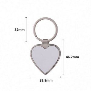 Wholesale Sublimation Mirror Metal Blank <b>Keychain</b> Custom Personalize DIY Photo Sublimation Key Chain Blanks Promotion Key Rings - Product Image 2