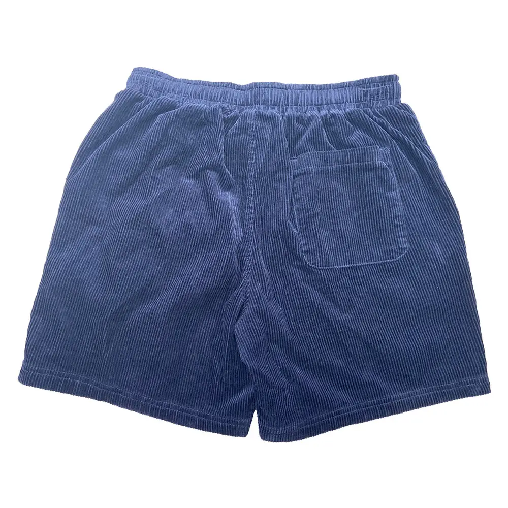 Produttore eco-friendly cotone organico pantaloncini da uomo di velluto a coste, di qualità di lusso elastico in vita da uomo pantaloncini di velluto a coste