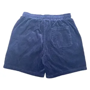 Manufacturer Eco-Friendly Organic Cotton Men's Corduroy Shorts Luxury Quality Elastic Waist Men's Corduroy Shorts