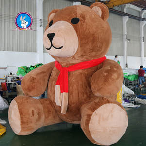 Orso di peluche gonfiabile personalizzabile, modello animale in tessuto Oxford e peluche, per uso in parchi divertimento - Product Image 4