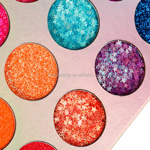 Maquillaje de fábrica China OEM luminosa sombra de ojos No la etiqueta al por mayor paleta de sombra de ojos - Product Image 3