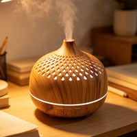 Diffuseur d'arômes 250 ml, directement de l'usine, avec lumière LED 3 couleurs, câble USB de 1,2 m, minuterie 3/6h, idéal pour un cadeau