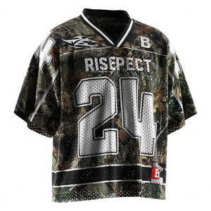 Maillot de football américain rétro avec tissu à séchage rapide, finition anti-humidité et motif personnalisable pour les matchs. - Product Image 5