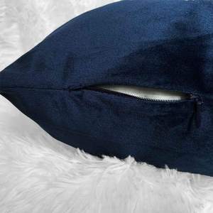 Best Selling Custom Size Modern Woven Velvet Square Throw <strong>Pillows</strong> with Anti-Dust Mite Feature Removable Cover <strong>Navy</strong> Pink - Product Image 5