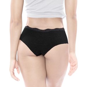 FOXA Paquete de 10 bragas hipster de encaje para mujer, algodón y elastano, cintura media, ropa interior transpirable - Product Image 3