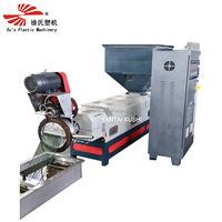 Granulateur monophasé pour le recyclage du plastique, machine de granulation pour les matériaux en feuilles de plastique PP PE HD LD ABS