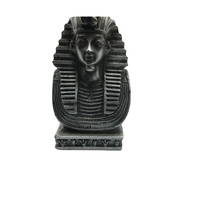 Statue de figurine égyptienne en résine, tête de faucon égyptien sculptée à la main