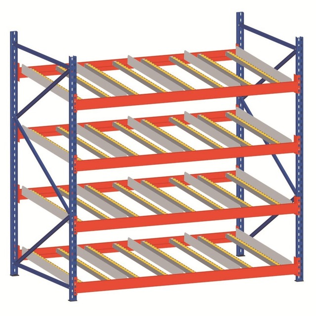 Heavy Duty Steel Slide Roller Track Multi-Level Shelves with Corrosion Protection