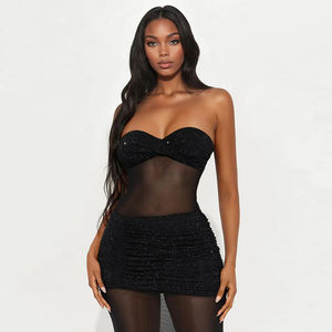 Luxe galajurk, elegante dinerjurk, rekbare jurk voor feest, club, verjaardag, nieuwe mode - Product Image 6