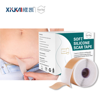 Bande adhésive en silicone XIUKAI, rouleau réutilisable pour le soin quotidien des cicatrices, feuille respirante et flexible, application facile