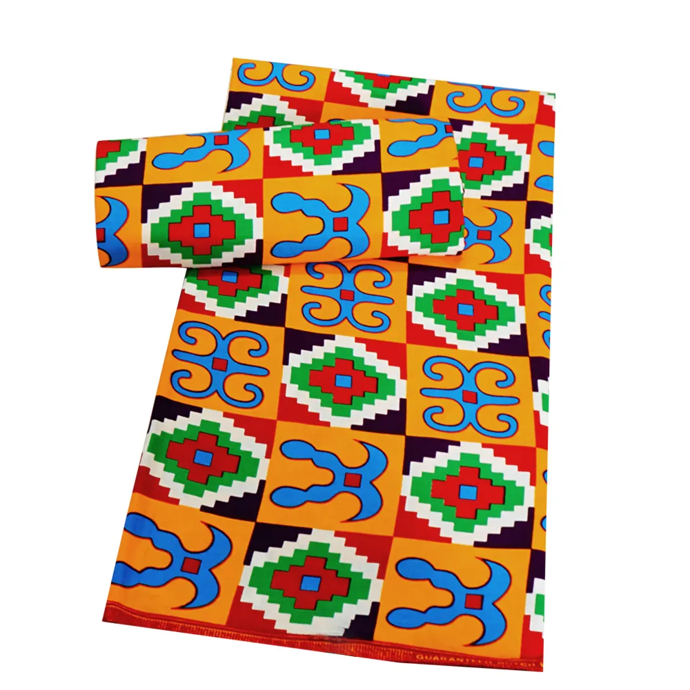 Африканская восковая ткань 100% хлопок восковая ткань V1132