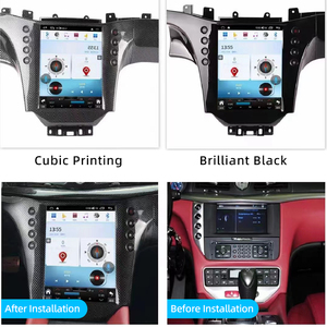 DVD de 12,1 pulgadas para coche <span class=keywords><strong>Android</strong></span> 11 pantalla táctil estilo Tesla reproductor multimedia carplay navegación GPS para Maserati GT 2005-2015 - Product Image 3