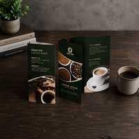 Brochure personnalisée imprimée en offset, dépliant pliable sur papier cartonné, service d'impression de prospectus promotionnels