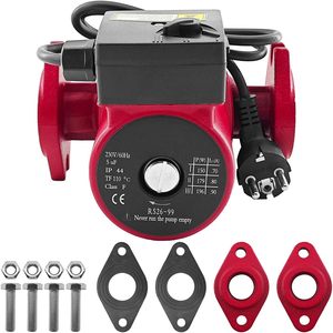 Bomba circuladora Xinghongjung de 1 HP, 230V, 1 pulgada de diámetro, con motor monofásico para sistemas de calefacción hidrónica. - Product Image 5