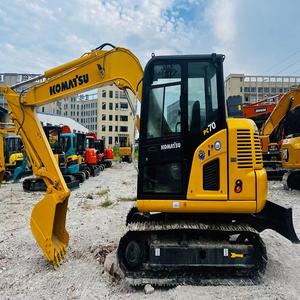 Máquina excavadora Komatsu PC70 Original de Japón, excavadora mediana de segunda mano en buenas condiciones con motor central a bajo precio - Product Image 1