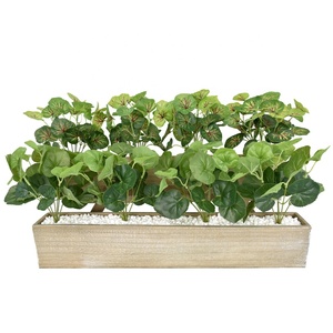 Foglie <span class=keywords><strong>Artificiali</strong></span> <span class=keywords><strong>Realistiche</strong></span> al Tatto, Pianta Artificiale di Begonia per Decorazioni Paesaggistiche - Product Image 4