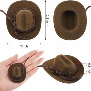 New Model Comfortable Western Cowboy Felt <b>Hat</b> for <b>Cats</b>-All Seasons Birthday Party <b>Hats</b> - Product Image 6