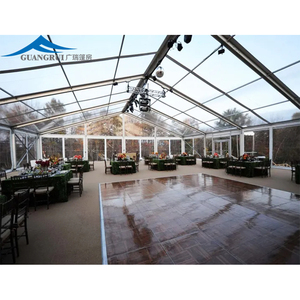 Tente de réception extérieure blanche en alliage d'aluminium imperméable quatre saisons pour mariage - Product Image 4