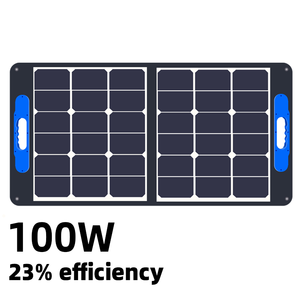 Panneau Solaire Pliable Portable Étanche 100 Watts pour Voyage et Camping, Certifié CE, Expédition en 7 Jours, 165 mm x 23% SP-100 - Product Image 1