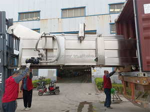 Thương mại nhỏ liên tục gas sâu frier máy tự động lọc dầu ngành công nghiệp sâu thịt thịt xông khói nồi chiên với băng tải - Product Image 6